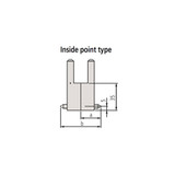 Mitutoyo Caliper Interchangeable Inside Point Jaws