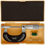 Mitutoyo Vernier Outside Micrometer 0-2" Interchangeable Anvils Mitutoyo Vernier Outside Micrometer 0-2" Interchangeable Anvils