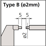 Mitutoyo Digimatic 5mm Spline Micrometer 75-100mm Mitutoyo Digimatic 5mm Spline Micrometer 75-100mm