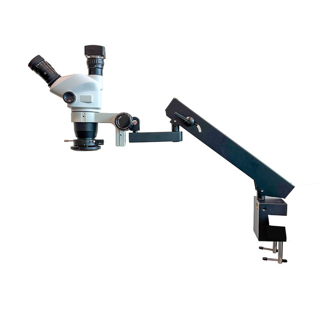 Digital High Resolution Electronics Inspection Articulated Arm Microscope 6.5x-52x