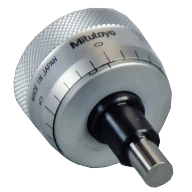 Mitutoyo Large Thimble 1.14" Diameter Measuring Micrometer Head 0-0.25" Mitutoyo Large Thimble 1.14" Diameter Measuring Micrometer Head 0-0.25"