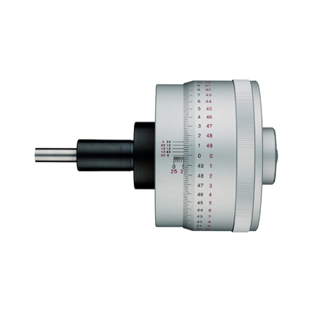 Mitutoyo Measuring Micrometer Head Fine Graduation Non-Rotating Spindle 0-25mm Mitutoyo Measuring Micrometer Head Fine Graduation Non-Rotating Spindle 0-25mm