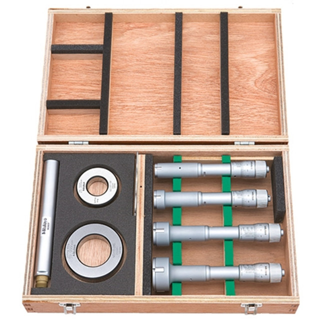 Mitutoyo Three Point Internal Micrometer Holtest Type II Set 20-50mm Mitutoyo Three Point Internal Micrometer Holtest Type II Set 20-50mm