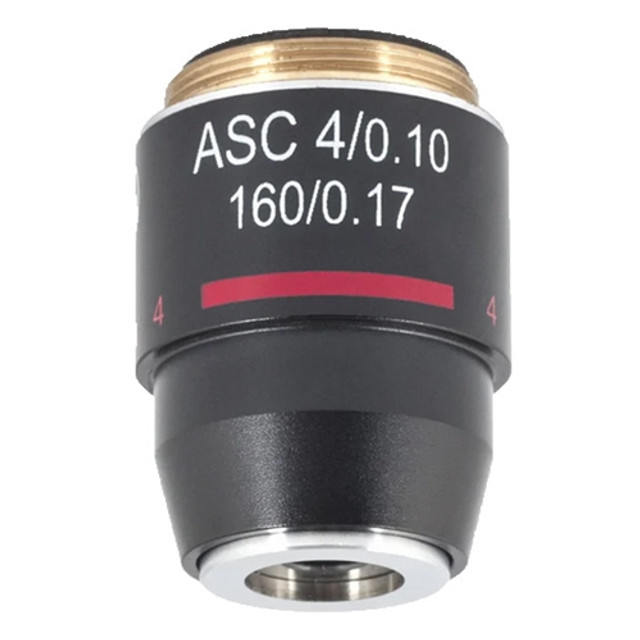 Motic Achromatic Super Contrast 4x Microscope Objective Lens