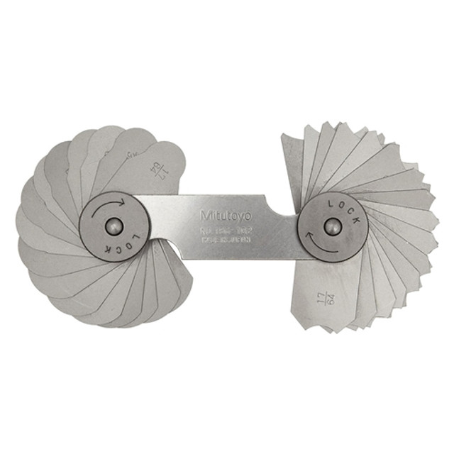 Mitutoyo Radius Gage 17/64 - 1/2 Inch