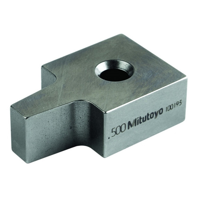 Mitutoyo Plain Jaw for Square Gage Blocks, 0.5" Mitutoyo Plain Jaw for Square Gage Blocks, 0.5"