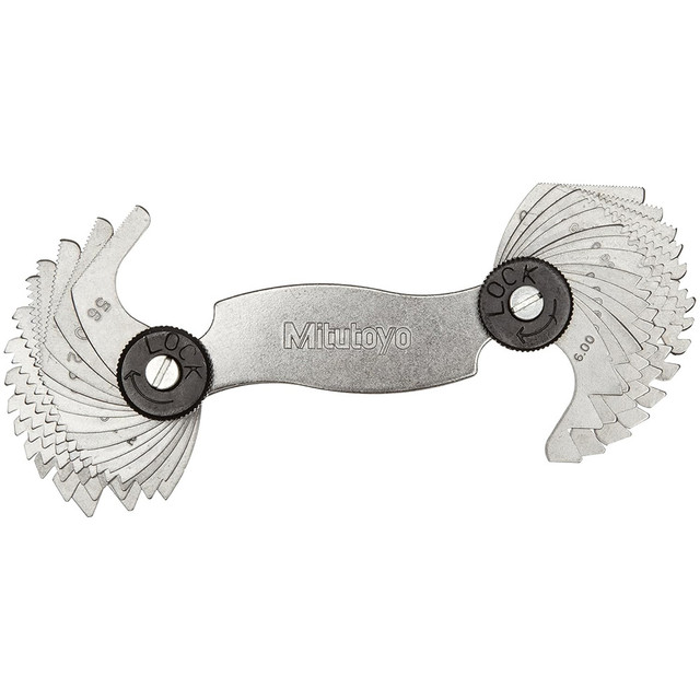 Mitutoyo Metric and Unified Screw Pitch Gage Set 0.5-6mm / 4-56 TPI