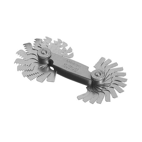 Mitutoyo Whitworth Screw Pitch Gage Set 4-60 TPI