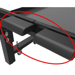 Armrests for Vibration Isolation Workstation