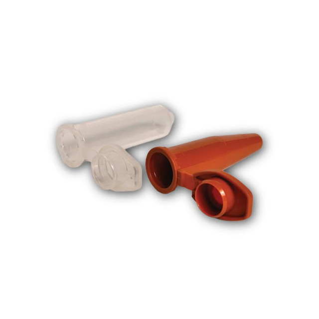 Microcentrifuge tubes 2ml with snap on cap.