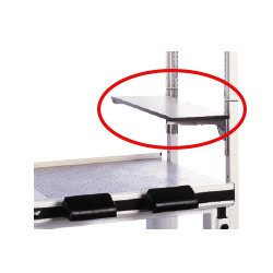 Overhead Side Shelf for Vibration Isolation Workstation