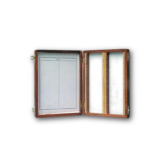 Microscope slide storage box