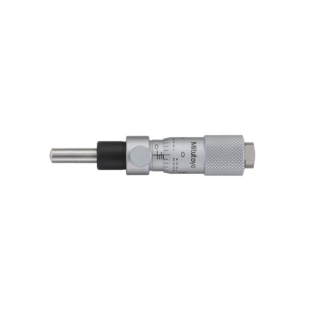 Mitutoyo Locking-Screw Measuring Micrometer Head 0-0.5" Spherical Spindle