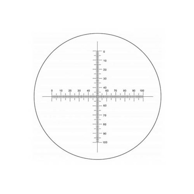 Eyepiece Micrometer, Cross-line with Graduations Eyepiece Micrometer, Cross-line with Graduations