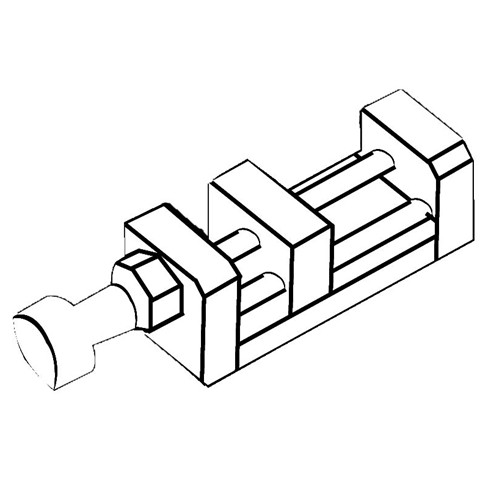 Metkon Fastener Vise for Cut-off Machines