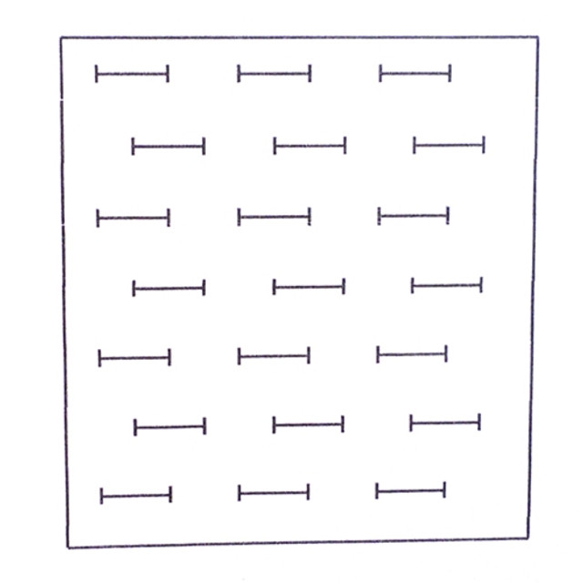 Reticle Merz Interrupted Straight Line
