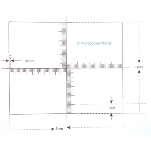 Reticle Pinwheel 1mm 100 Divisions Reticle Pinwheel 1mm 100 Divisions