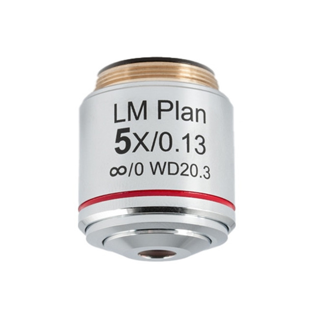 Motic LM Plan 5x Microscope Objective Lens