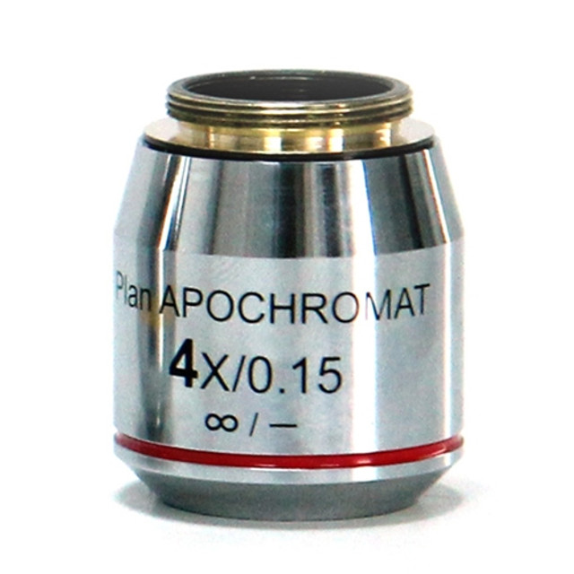 Plan Apochromat 4x Microscope Objective Lens