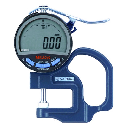 Mitutoyo 547-400A Flat Anvil Digital Thickness Gage 0-0.47