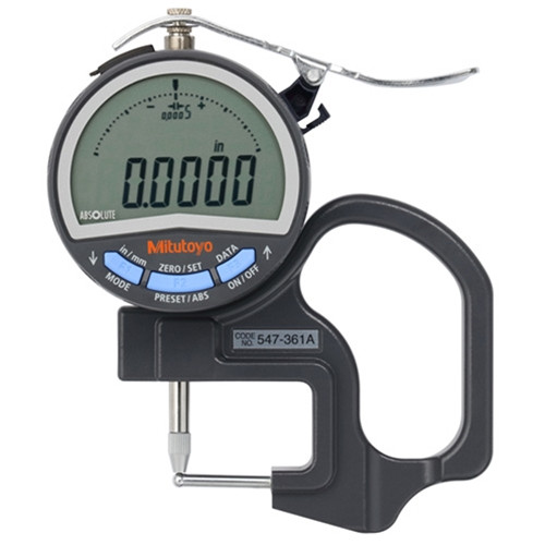 Mitutoyo 547-312A Reverse Anvil Digital Lens Thickness Gage 0-0.47