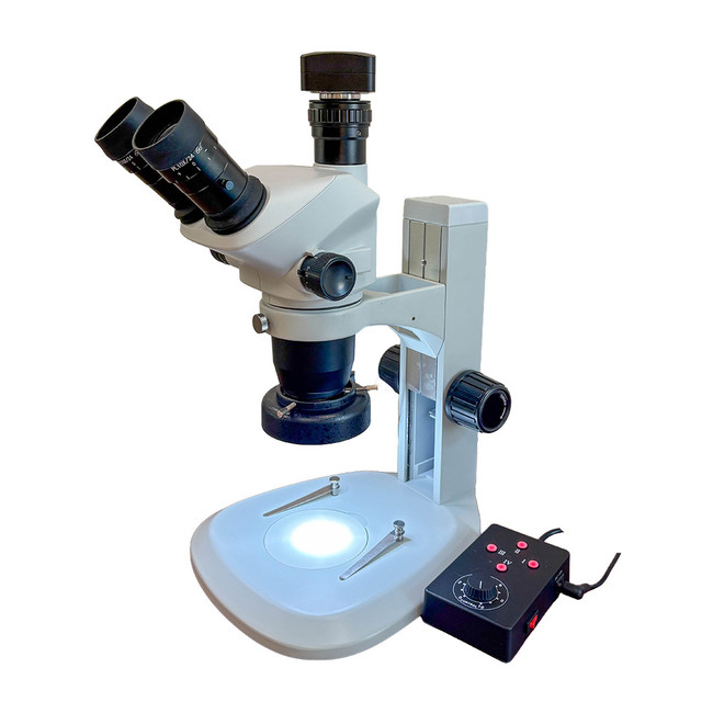 High Resolution Stereo Zoom Digital Microscope LED Ring