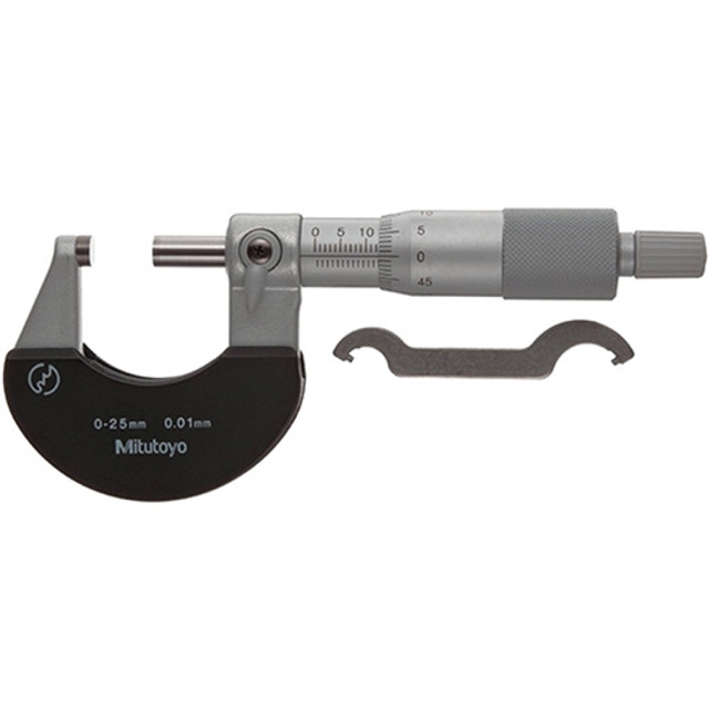 Mitutoyo Vernier Outside Micrometer 0-25mm Heat-Insulated Frame Mitutoyo Vernier Outside Micrometer 0-25mm Heat-Insulated Frame