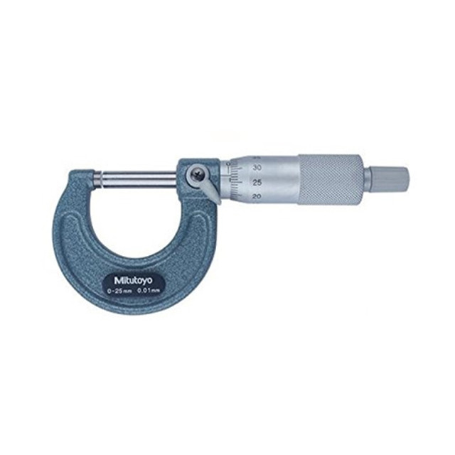 Mitutoyo Vernier Outside Micrometer 0-25mm Ratchet Stop