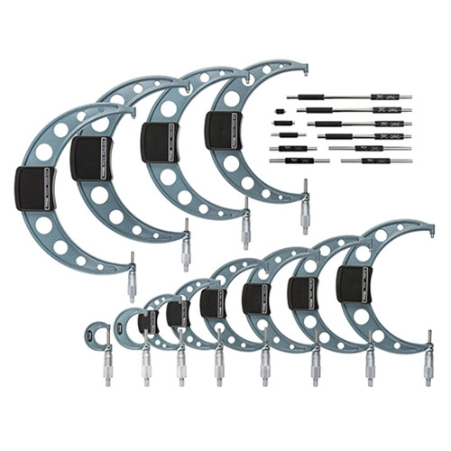 その他 [311]MITUTOYO 0.01-300mm NO 192-106 Mitutoyo 103-914-50 Vernier Outside Micrometer 12-Piece Set