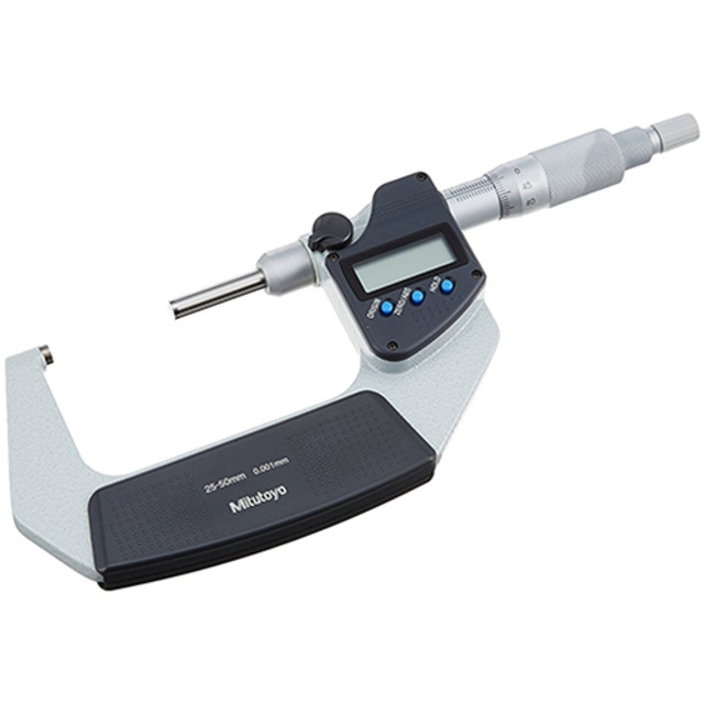 Mitutoyo Digital Outside Micrometer 25-50mm Non-Rotating Spindle Mitutoyo Digital Outside Micrometer 25-50mm Non-Rotating Spindle