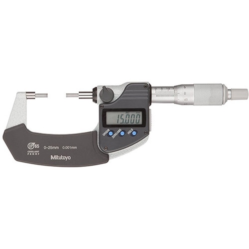 Mitutoyo 331-251-32 Digimatic Spline Micrometer 0-25mm