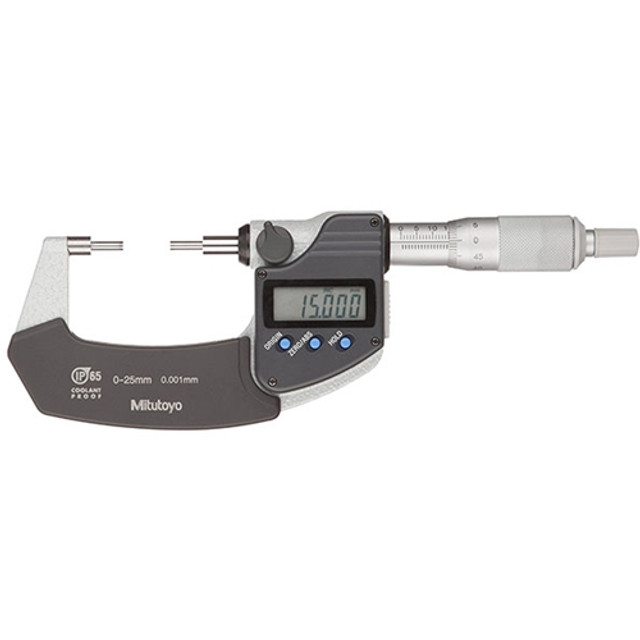 Mitutoyo Digimatic 5mm Spline Micrometer 0-25mm Mitutoyo Digimatic 5mm Spline Micrometer 0-25mm