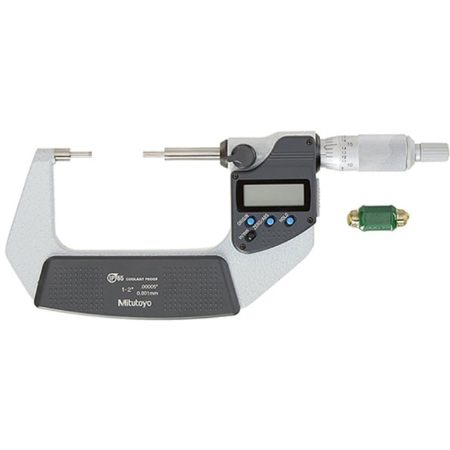 Mitutoyo Digimatic 10mm Spline Micrometer 1-2" / 25.4-50.8mm Mitutoyo Digimatic 10mm Spline Micrometer 1-2" / 25.4-50.8mm