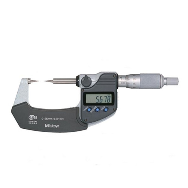 Mitutoyo Digimatic 30 Degree Point Micrometer 0-25mm Mitutoyo Digimatic 30 Degree Point Micrometer 0-25mm