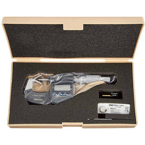 Mitutoyo 314-251-30 Digimatic V-Anvil Micrometer 1-15mm 3 Flutes