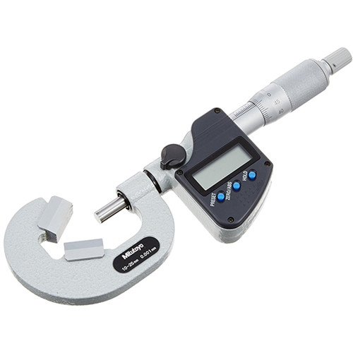 Mitutoyo 314-353-30 Digimatic V-Anvil Micrometer 1-1.6