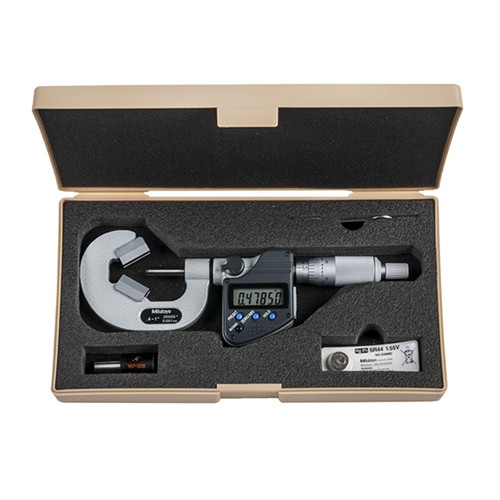 Mitutoyo 314-351-30 Digimatic V-Anvil Micrometer 0.05-0.6 Mitutoyo 314-351-30 Digimatic V-Anvil Micrometer 0.05-0.6