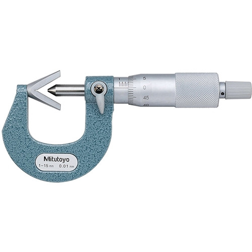 Mitutoyo 314-251-30 Digimatic V-Anvil Micrometer 1-15mm 3 Flutes