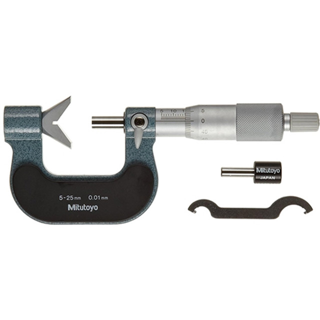 Mitutoyo V-Anvil 5 Flutes Micrometer 5-25mm Mitutoyo V-Anvil 5 Flutes Micrometer 5-25mm