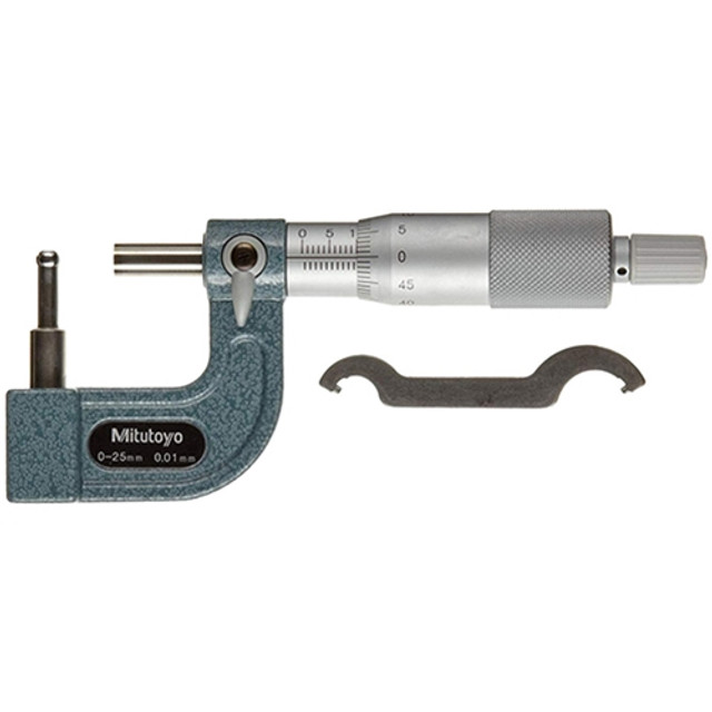 Mitutoyo Vernier Tube Micrometer 0-25mm Spherical Type C Mitutoyo Vernier Tube Micrometer 0-25mm Spherical Type C