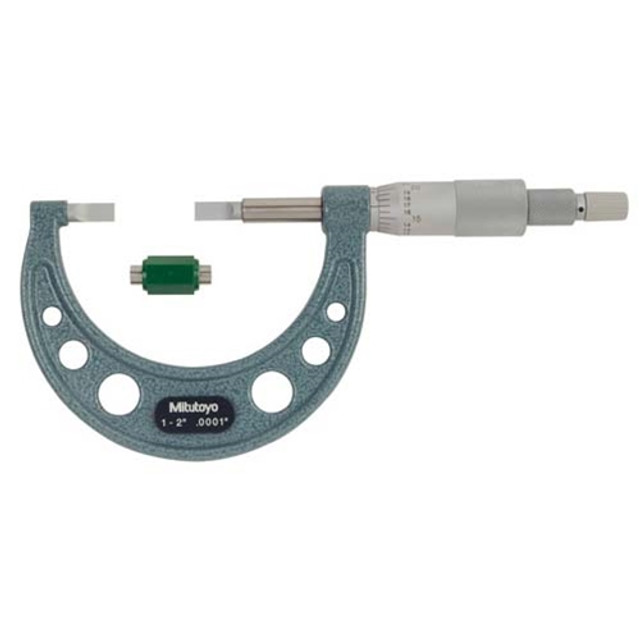 Mitutoyo Vernier Blade Micrometer 1-2" 6.5mm Blade Mitutoyo Vernier Blade Micrometer 1-2" 6.5mm Blade