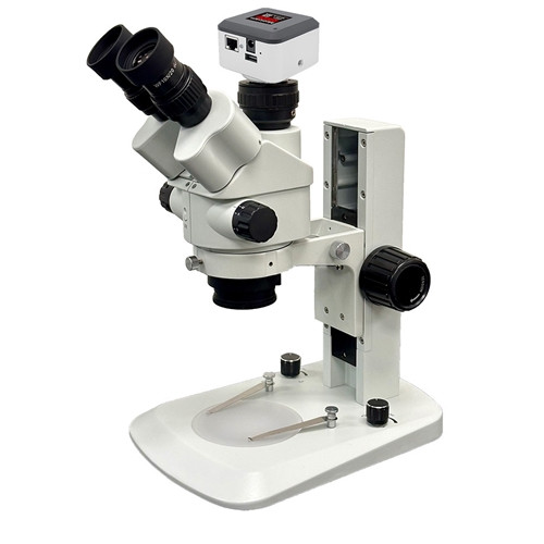 S6 Zoom Stereo Microscope 7x-45x Articulated Arm microscope