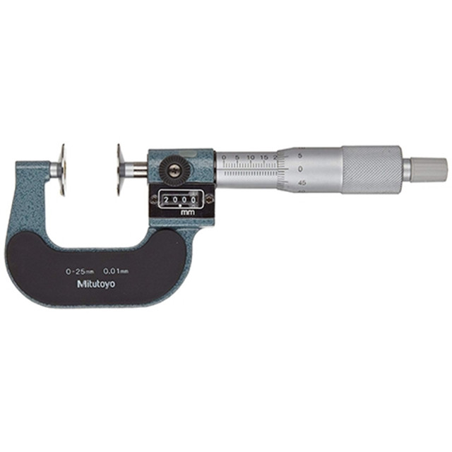 Mitutoyo Mechanical Counter Disk Micrometer 0-25mm