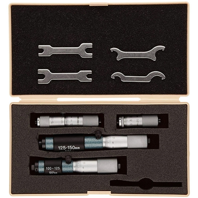 Mitutoyo Tubular Inside Micrometer Set Single Rod 50-150mm