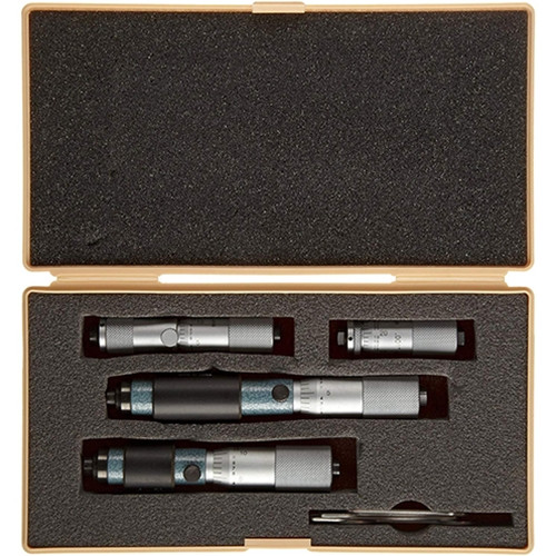 Mitutoyo Tubular Inside Micrometer Set Single Rod 2-6"