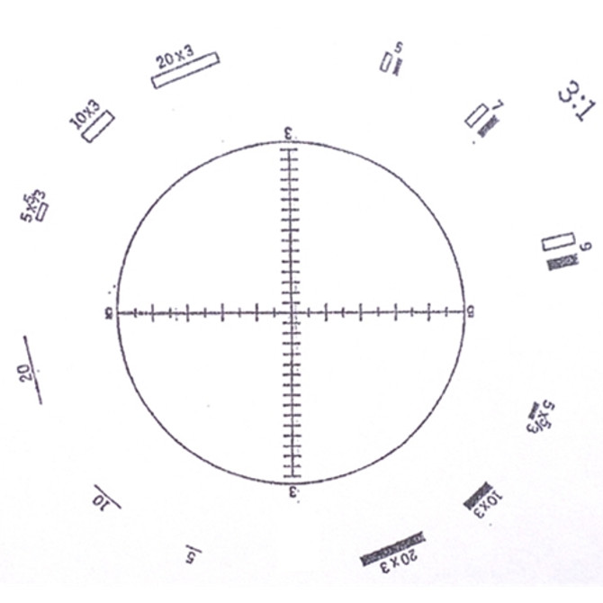 Walton Beckett reticle Walton Beckett reticle