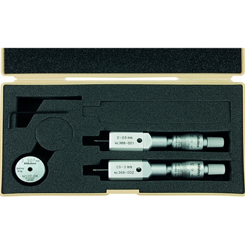 Mitutoyo Two Point Internal Micrometer Holtest Set 2-3mm