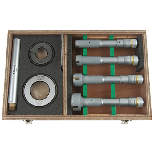 Mitutoyo Three Point Internal Micrometer Holtest Type II Set 0.8-2 inch