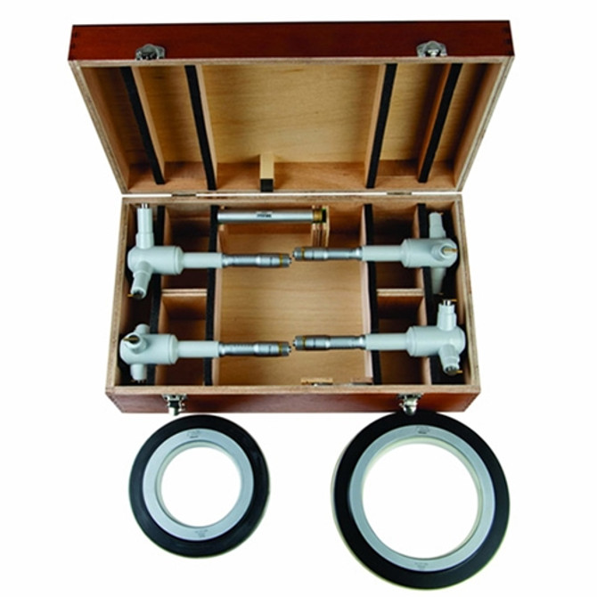 Mitutoyo Three Point Internal Micrometer Holtest Type II Set 4-8 inch