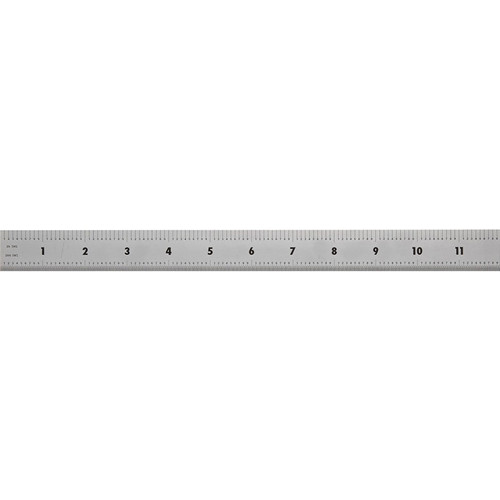 Mitutoyo Wide Rigid Steel Rule 12"